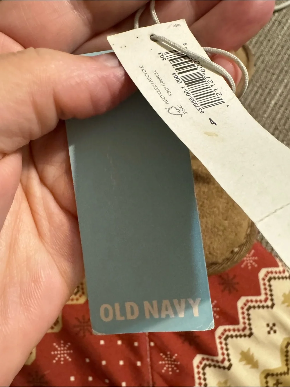 Old Navy Kids Brown Suede-Look Cozy Winter Boots